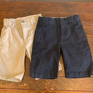 8 SLIM Gap Kids Uniform Shorts TRUE NAVY & KHAKI